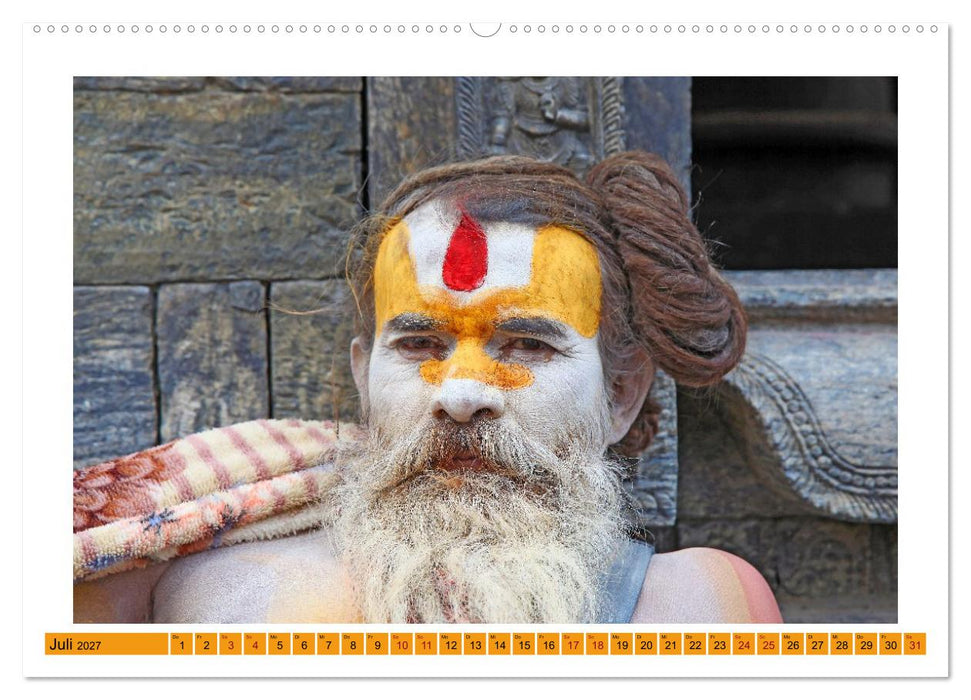 SADHUS - Porträts spiritueller Hingabe (CALVENDO Premium Wandkalender 2027)