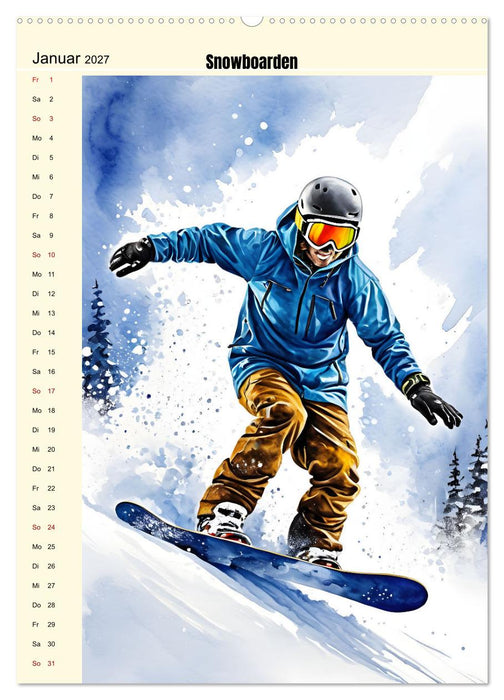 Attraktiver Outdoorsport (CALVENDO Wandkalender 2027)