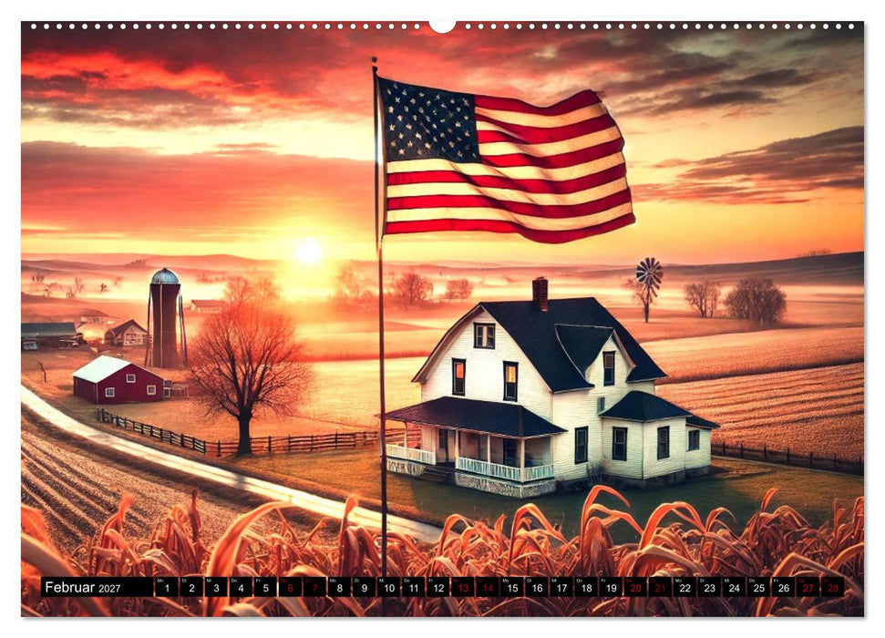 USA - Der amerikanische Geist (CALVENDO Wandkalender 2027)