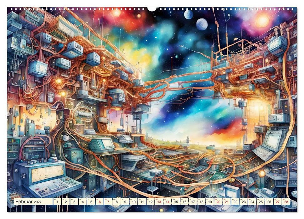 Vernetzte Visionen (CALVENDO Premium Wandkalender 2027)