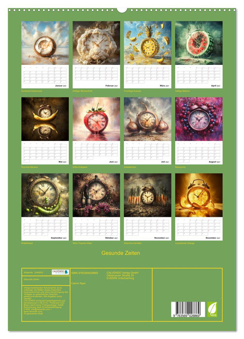 Gesunde Zeiten (CALVENDO Premium Wandkalender 2027)