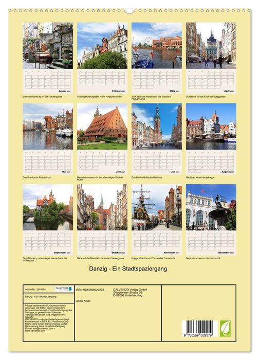 Danzig - Ein Stadtspaziergang (CALVENDO Premium Wandkalender 2027)
