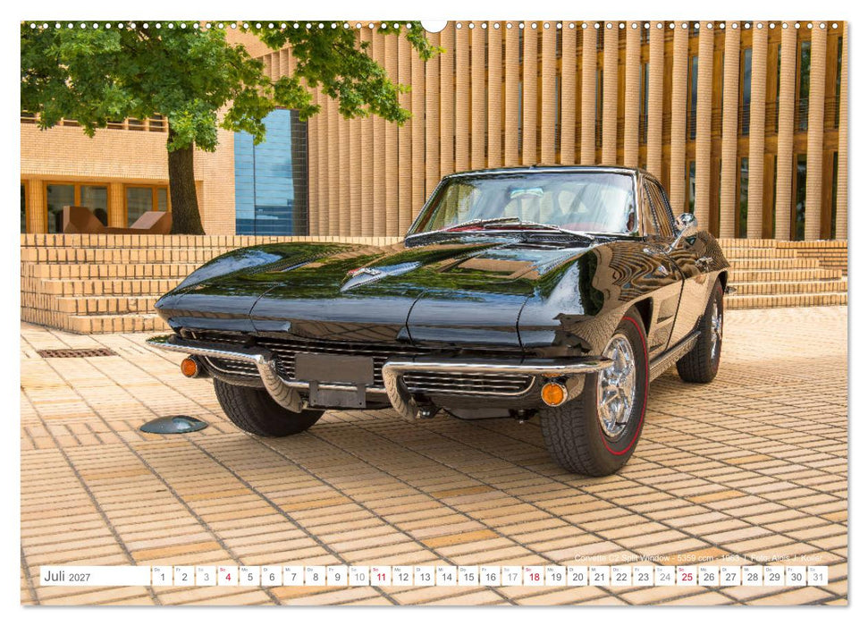 Corvette Oldtimer 2027 (CALVENDO Premium Wandkalender 2027)