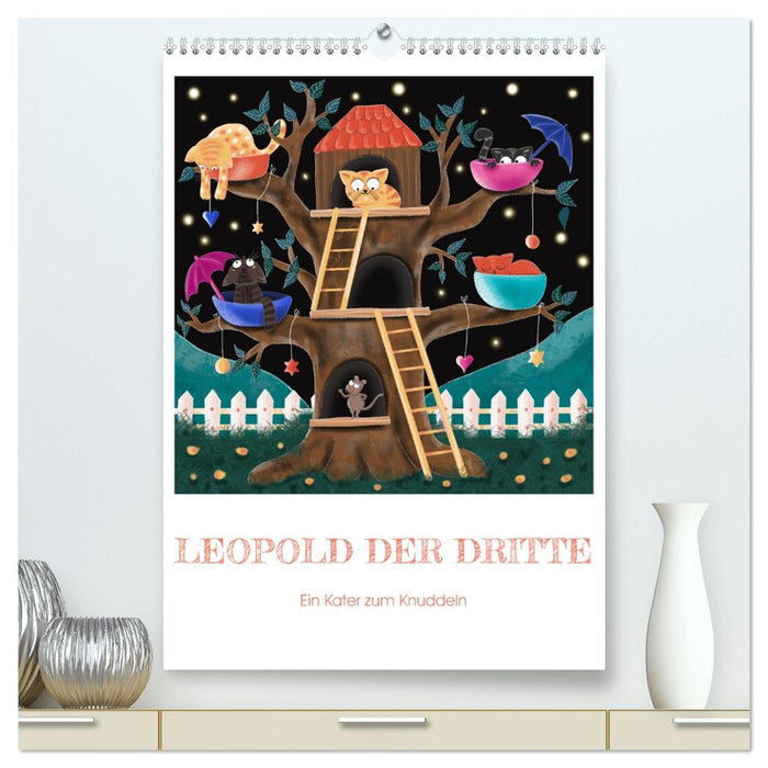 Leopold der Dritte - Ein Kater zum Knuddeln (CALVENDO Premium Wandkalender 2027)