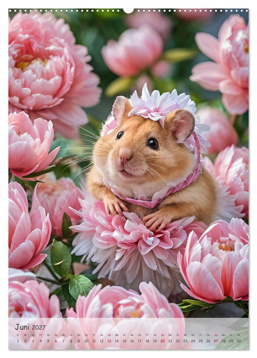 Hamster im Feiertagsfieber - Ein Jahr voller Flausch und Freude (CALVENDO Premium Wandkalender 2027)