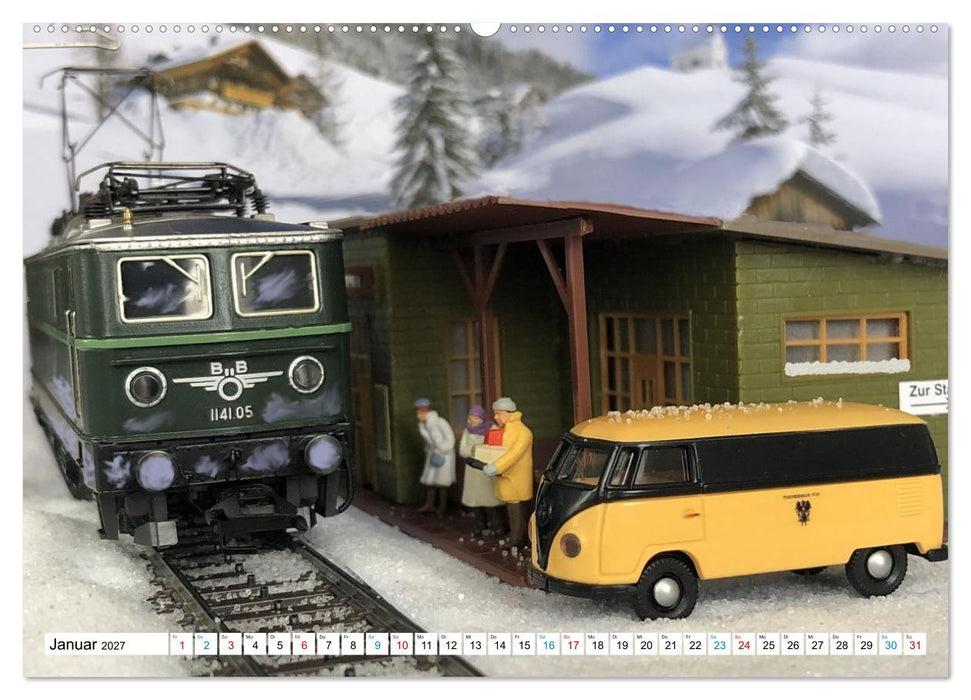Austria auf kleinen Rädern (CALVENDO Premium Wandkalender 2027)