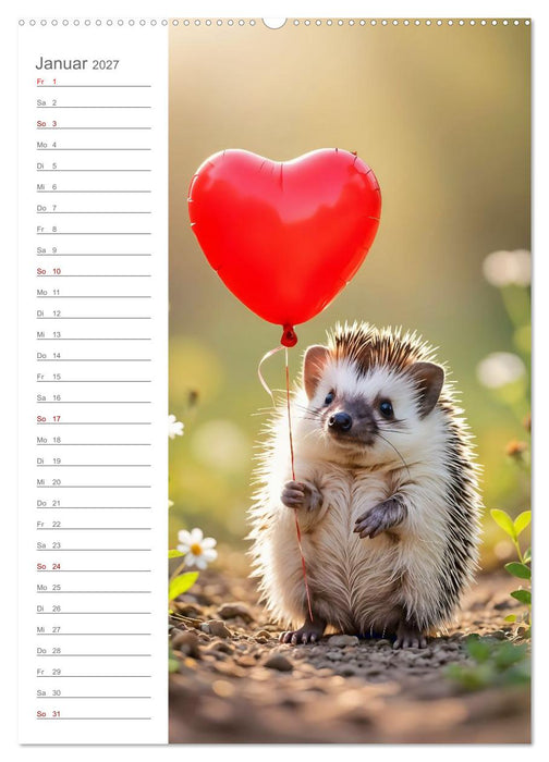 Ich hab an dich gedacht - Ein Geburtstagskalender voller kleiner Gesten (CALVENDO Wandkalender 2027)