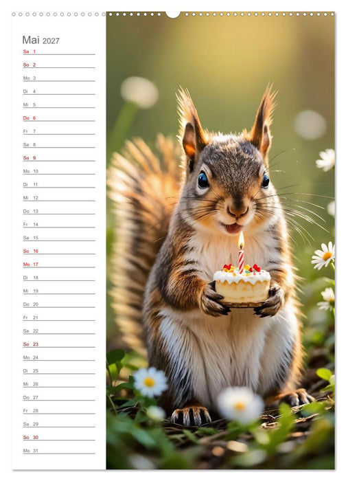 Ich hab an dich gedacht - Ein Geburtstagskalender voller kleiner Gesten (CALVENDO Wandkalender 2027)