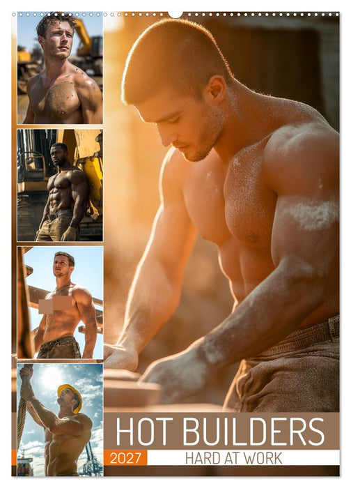 Hot Builders - Hard at Work (CALVENDO Monthly Calendar 2027)