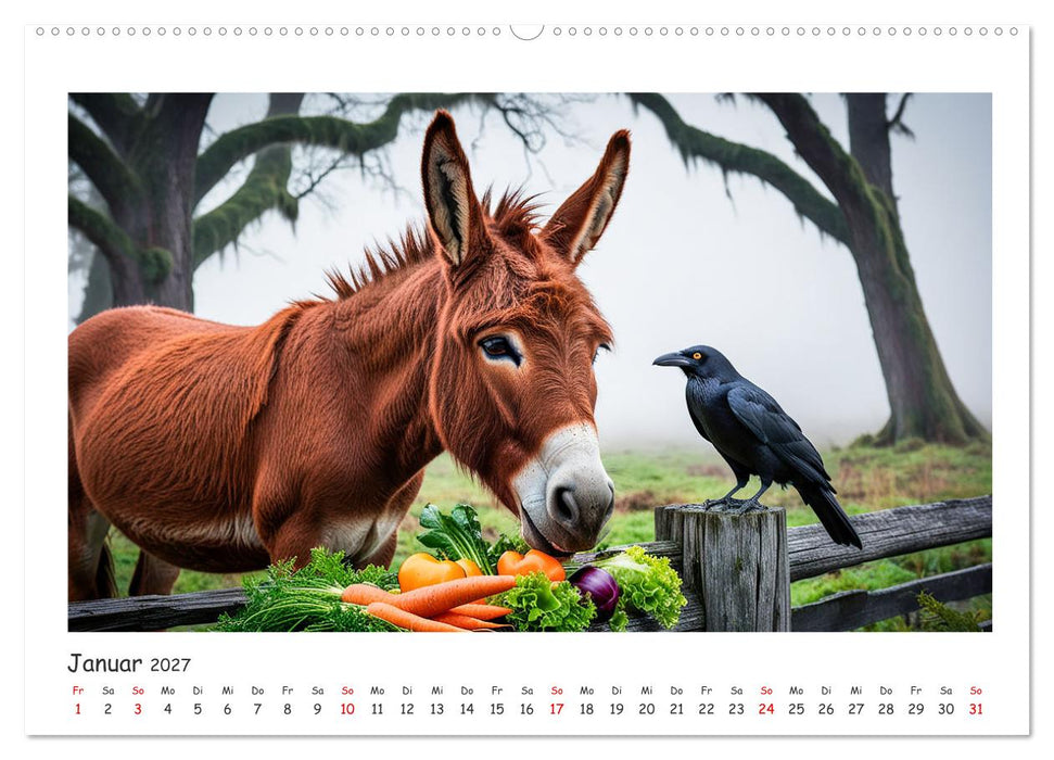 Mahlzeit... Wie wir Sie selten sehen! (CALVENDO Premium Wandkalender 2027)