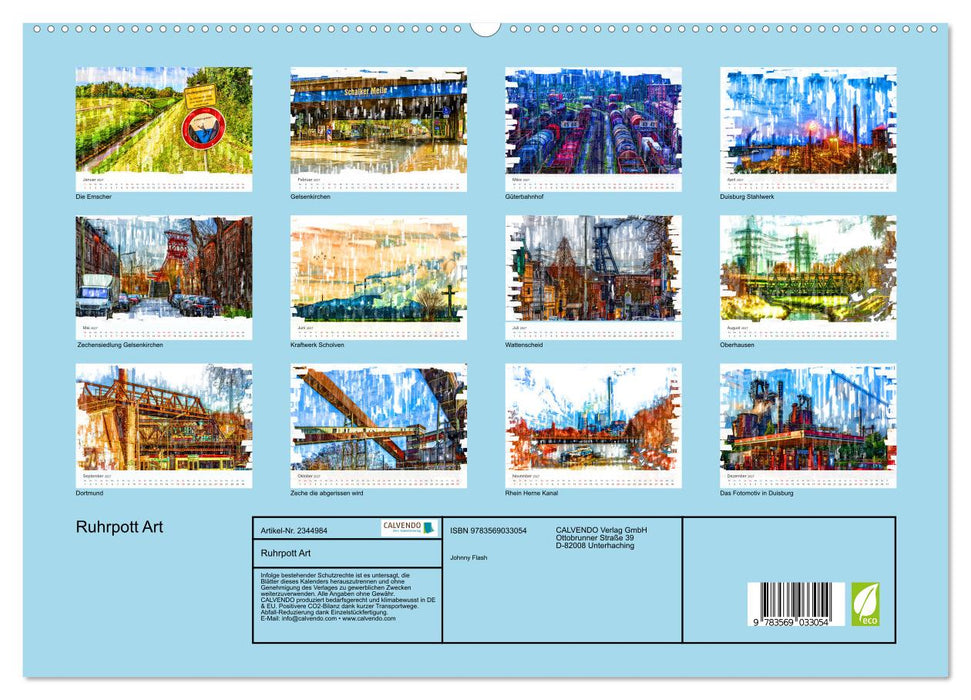 Ruhrpott Art (CALVENDO Premium Wandkalender 2027)