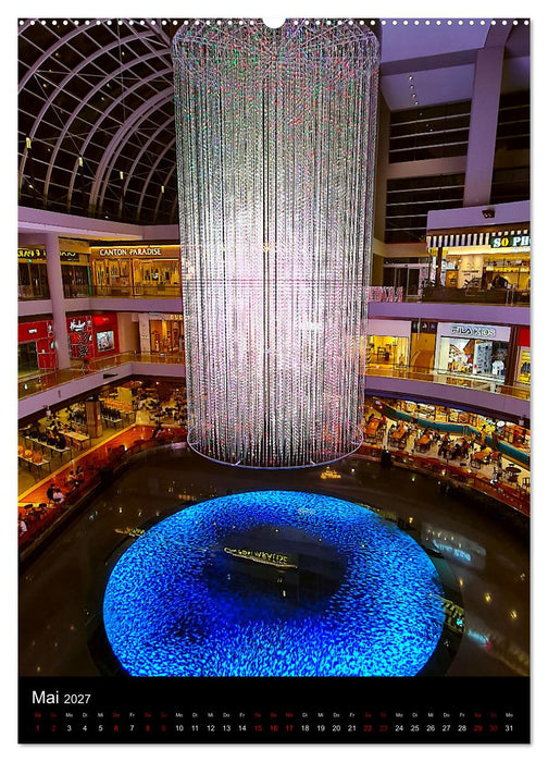 Singapur - Faszinierende Lichterwelt Marina Bay (CALVENDO Premium Wandkalender 2027)