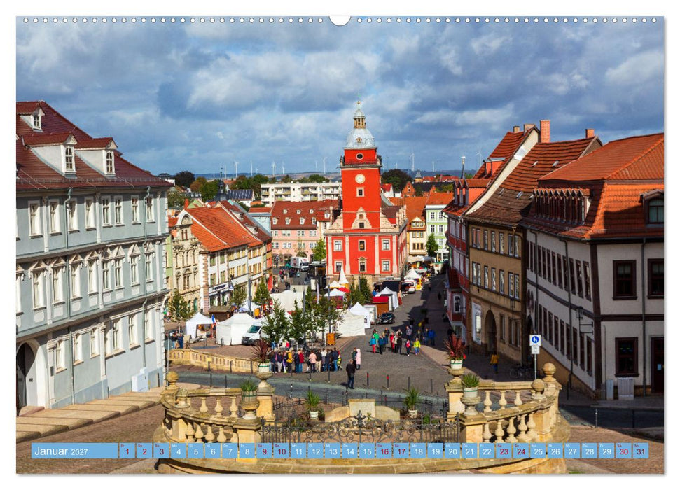 Residenzstadt Gotha - Reise durch das schöne Thüringen (CALVENDO Wandkalender 2027)