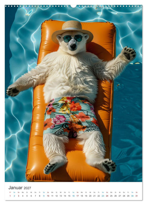 Tierische Sommerfreunde (CALVENDO Premium Wandkalender 2027)