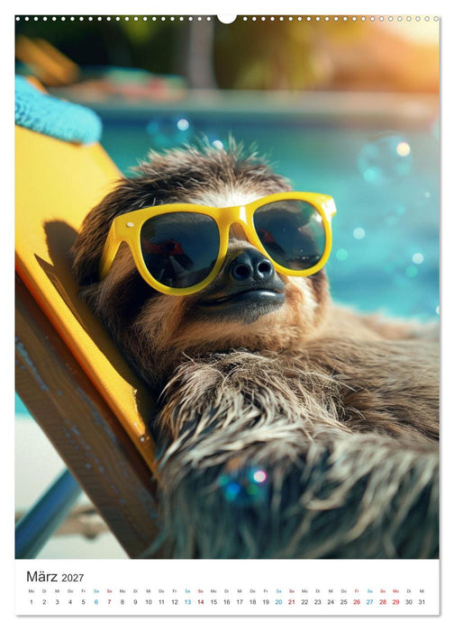 Tierische Sommerfreunde (CALVENDO Premium Wandkalender 2027)