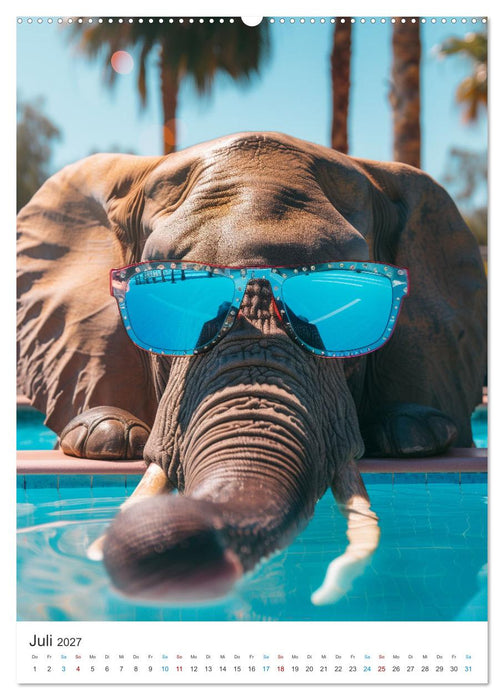 Tierische Sommerfreunde (CALVENDO Premium Wandkalender 2027)