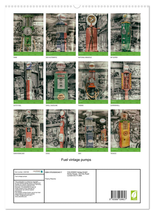 Fuel vintage pumps (CALVENDO Premium-Calendar 2027)
