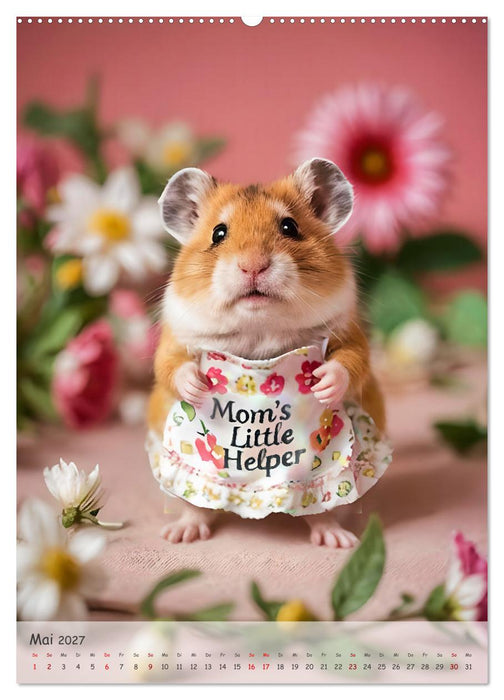 Hamster im Feiertagsfieber - Ein Jahr voller Flausch und Freude (CALVENDO Wandkalender 2027)