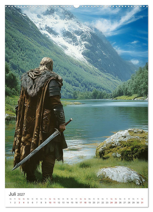 Die Wikinger und ihre Welt - Im Einklang mit der Wildnis und den Göttern (CALVENDO Premium Wandkalender 2027)