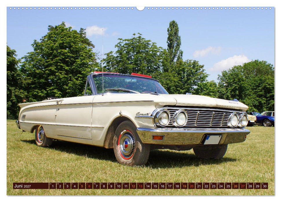 Damals war's - Oldtimer der Fünfziger bis Achtziger Jahre (CALVENDO Premium Wandkalender 2027)