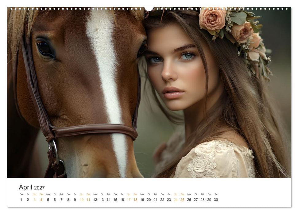 Magische Tierliebe (CALVENDO Premium Wandkalender 2027)