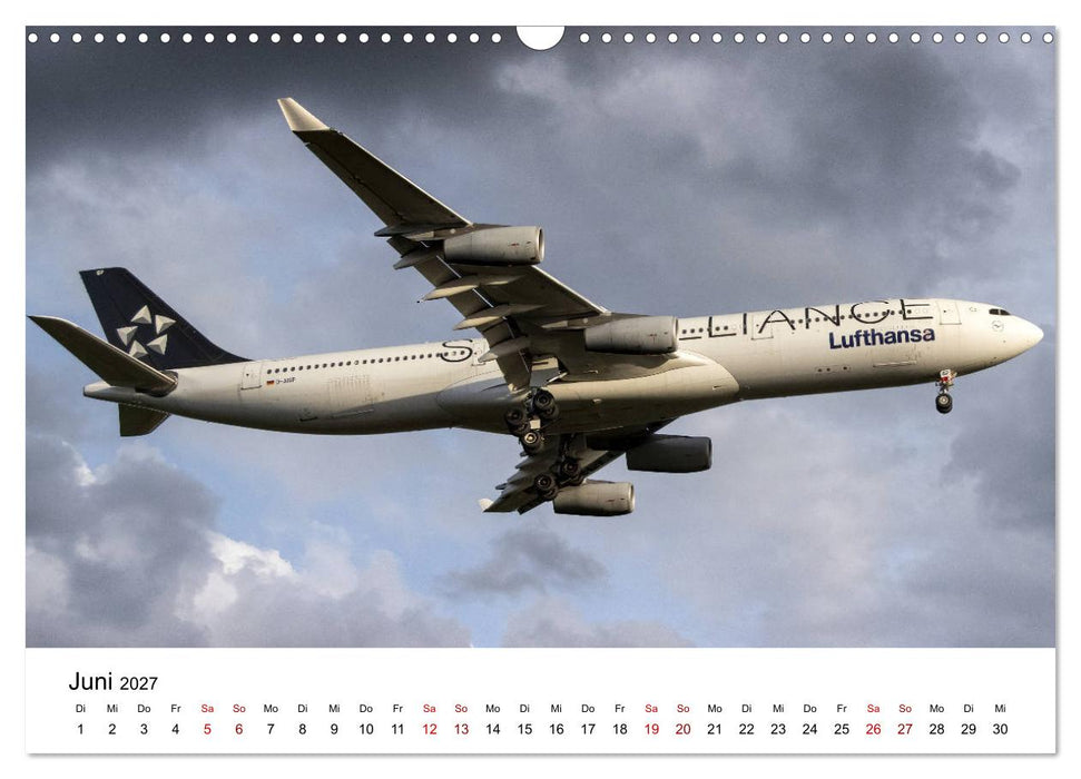 Flugzeuge von Airbus 2027 (CALVENDO Wandkalender 2027)