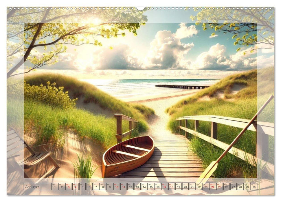 Pfade ans Meer (CALVENDO Premium Wandkalender 2027)