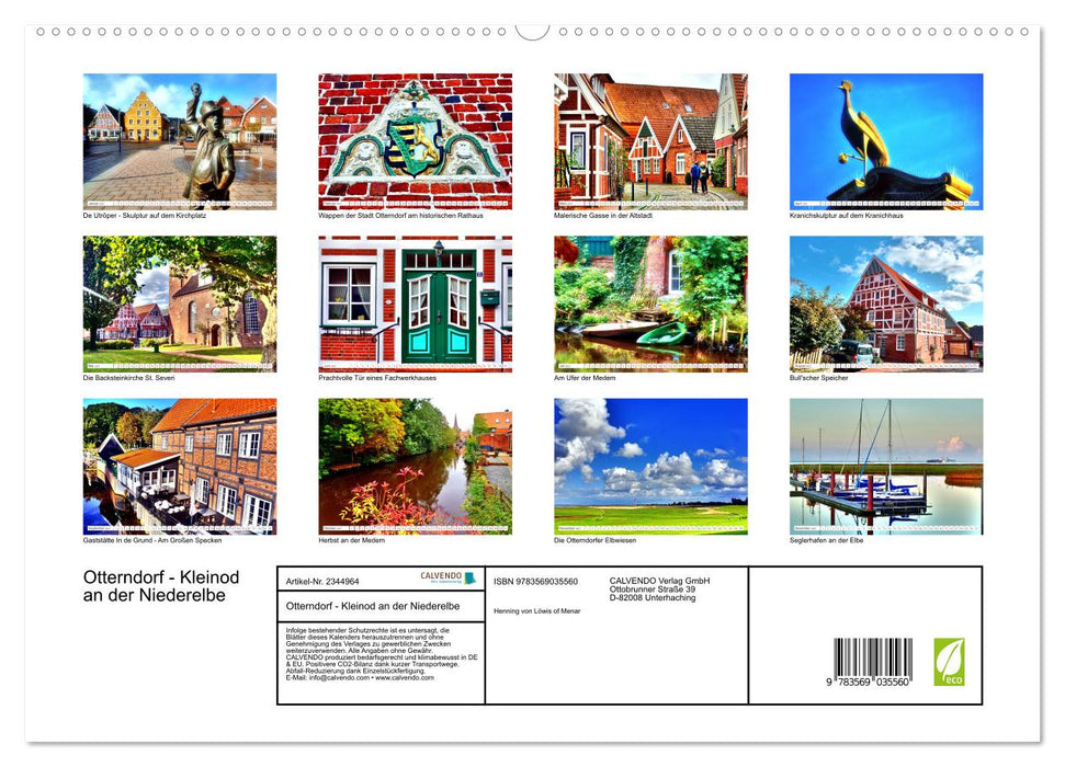 Otterndorf - Kleinod an der Niederelbe (CALVENDO Premium Wandkalender 2027)