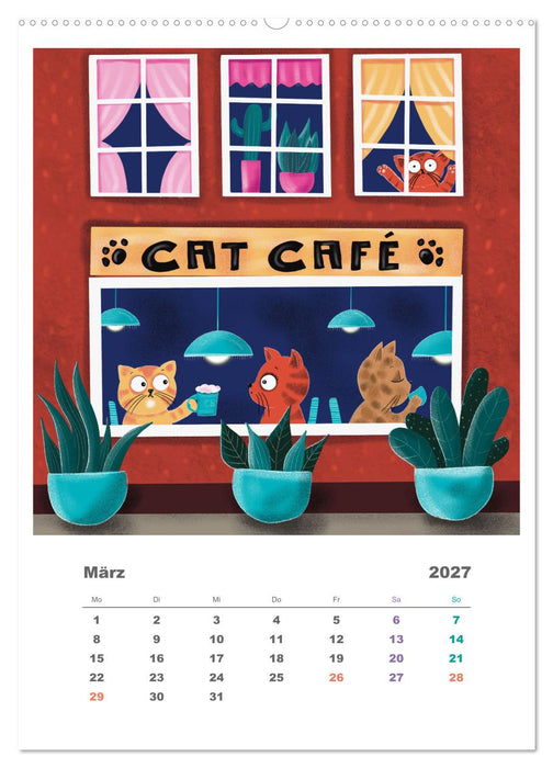Leopold der Dritte - Ein Kater zum Knuddeln (CALVENDO Wandkalender 2027)