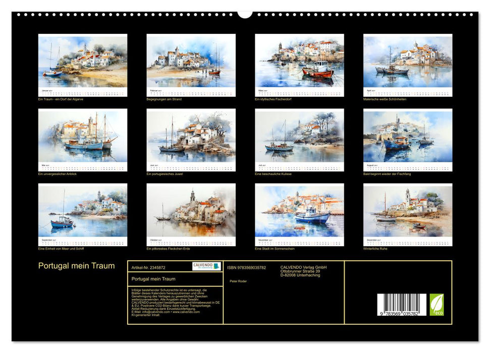 Portugal mein Traum (CALVENDO Premium Wandkalender 2027)