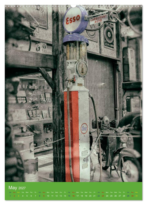 Fuel vintage pumps (CALVENDO Monthly Calendar 2027)