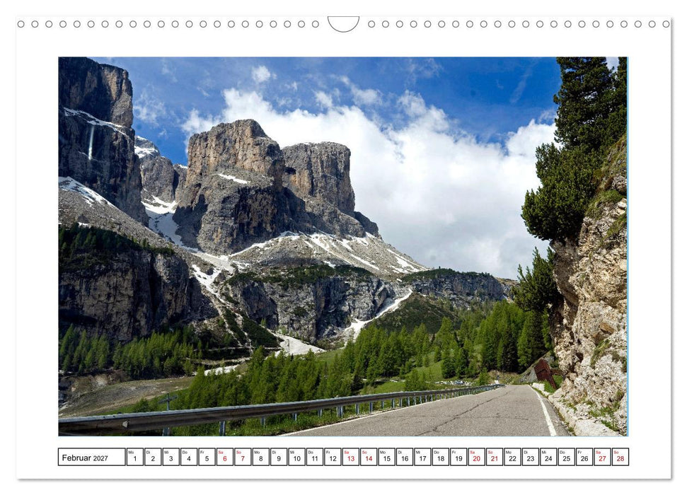 Südtirol - Das Gadertal und seine Naturparks (CALVENDO Wandkalender 2027)