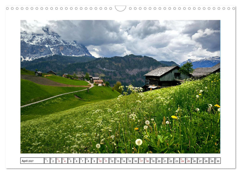 Südtirol - Das Gadertal und seine Naturparks (CALVENDO Wandkalender 2027)