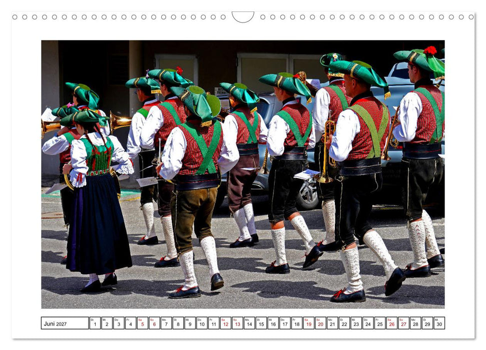 Südtirol - Das Gadertal und seine Naturparks (CALVENDO Wandkalender 2027)