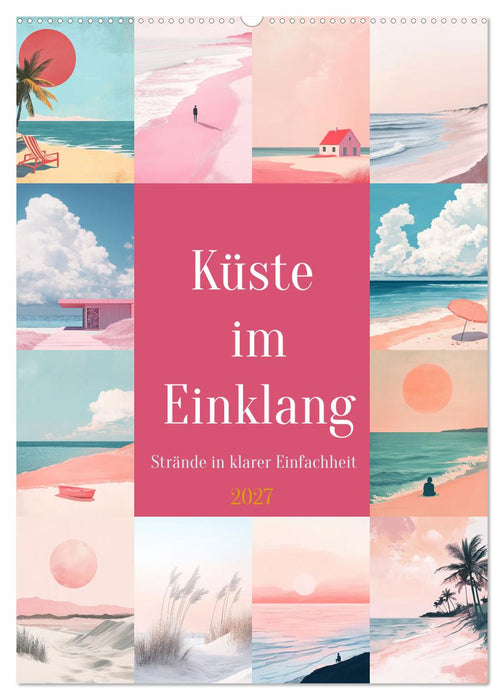 Küste im Einklang (CALVENDO Wandkalender 2027)