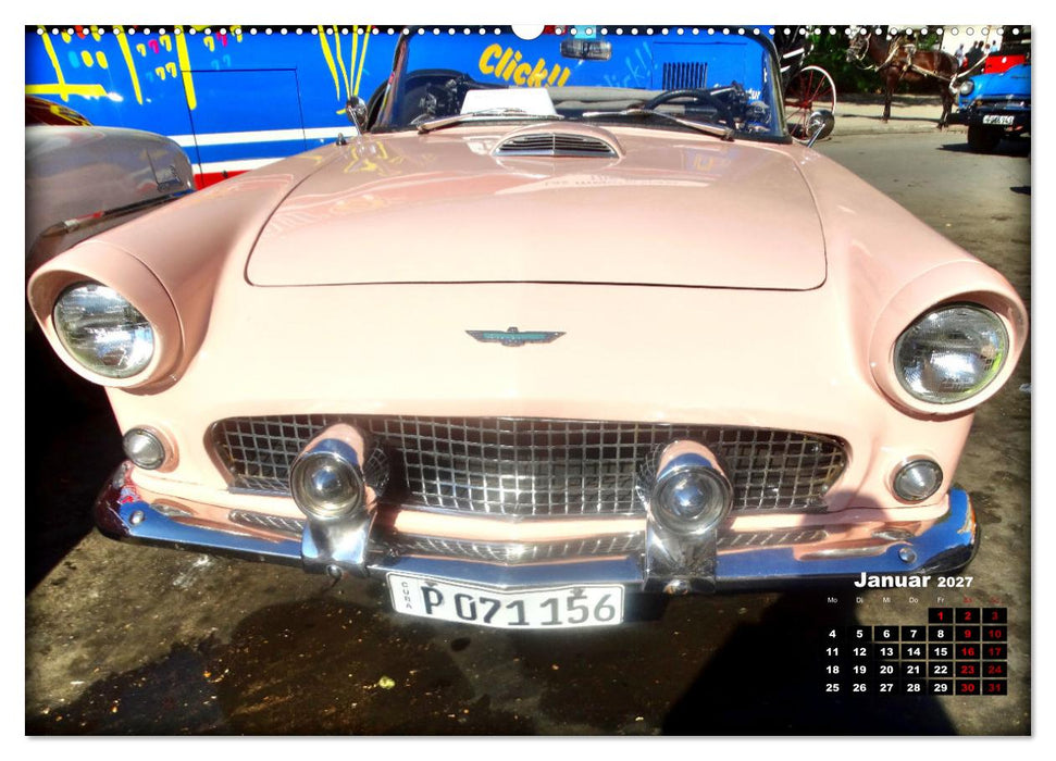 Thunderbird - Ford-Ikone der Fünfziger Jahre (CALVENDO Wandkalender 2027)