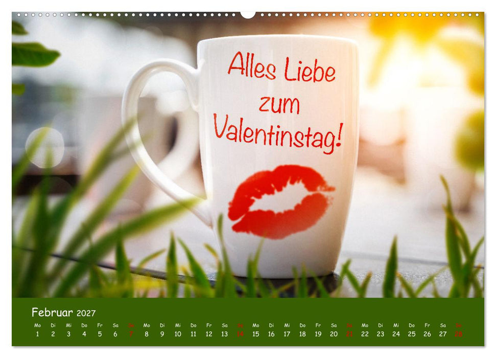 Momente im Jahr, die verbinden - Wunschkalender mit herzlichen Grüßen (CALVENDO Wandkalender 2027)