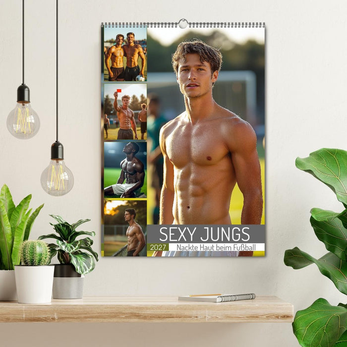 SEXY JUNGS - Nackte Haut beim Fußball (CALVENDO Wandkalender 2027)