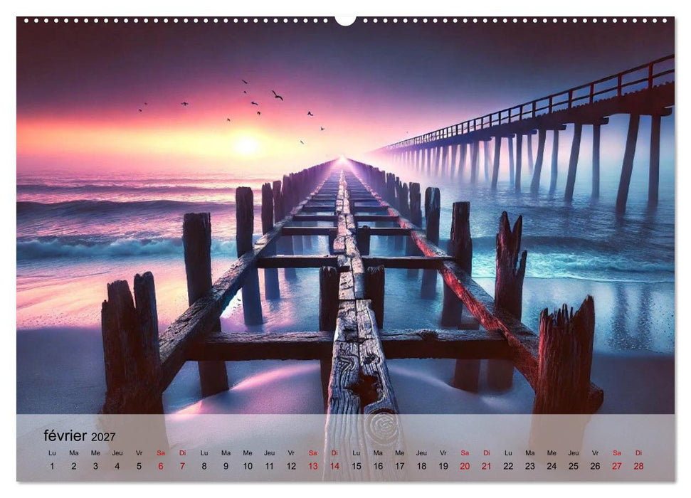 Chemins vers la mer (CALVENDO Calendrier mensuel 2027)