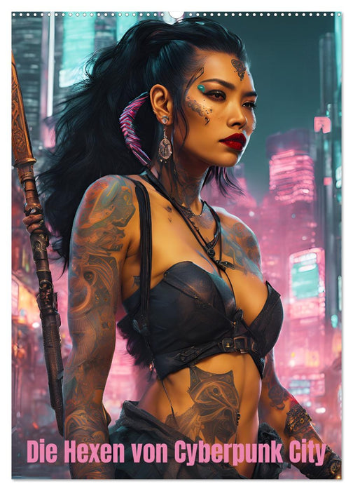 Die Hexen von Cyberpunk City (CALVENDO Wandkalender 2027)