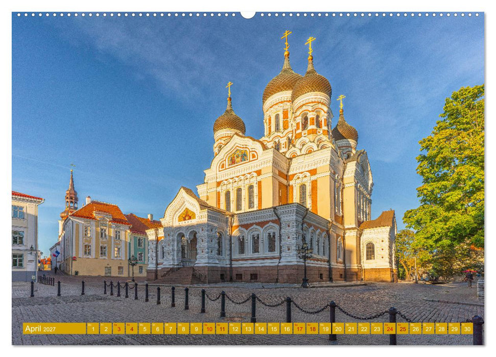 Türen-Tore-Tallinn, Stadt mit märchenhafter Atmosphäre und Charme (CALVENDO Wandkalender 2027)