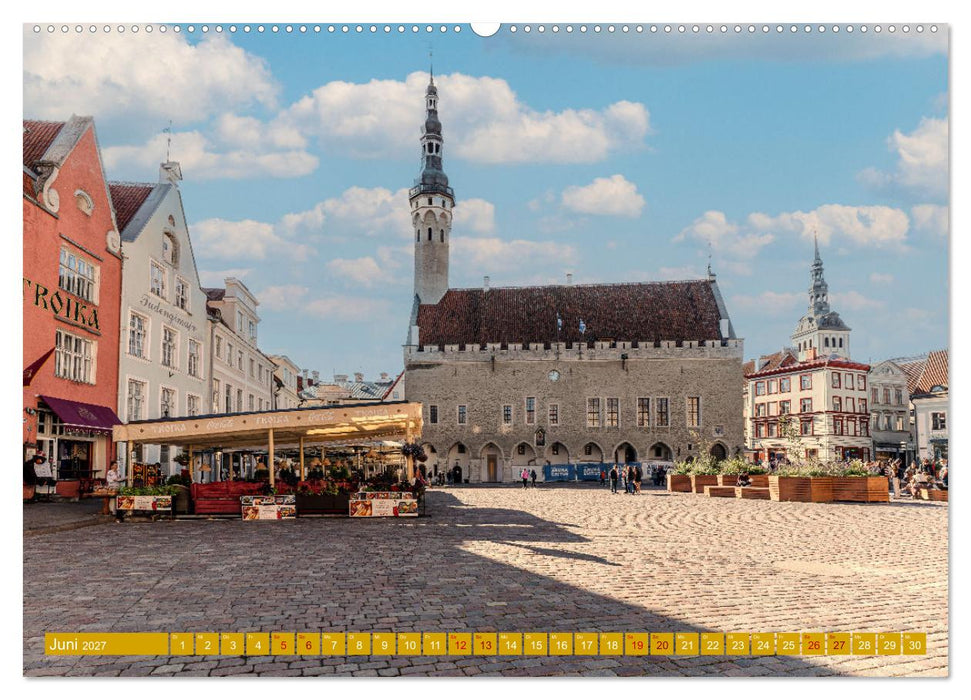 Türen-Tore-Tallinn, Stadt mit märchenhafter Atmosphäre und Charme (CALVENDO Wandkalender 2027)