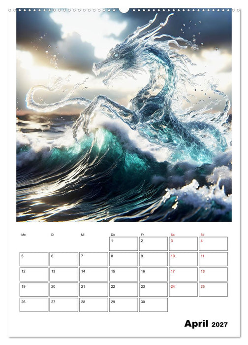 Wellen Illusionen (CALVENDO Premium Wandkalender 2027)