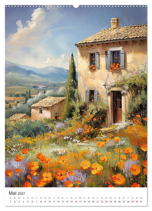 Poesie des Lichts - impressionistisches Südfrankreich (CALVENDO Wandkalender 2027)