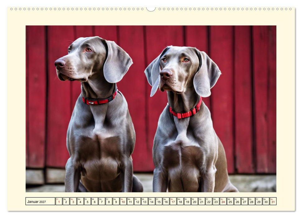 Treue Jagdbegleiter (CALVENDO Premium Wandkalender 2027)