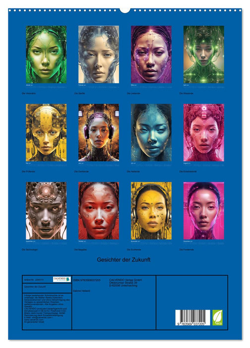 Gesichter der Zukunft (CALVENDO Premium Wandkalender 2027)