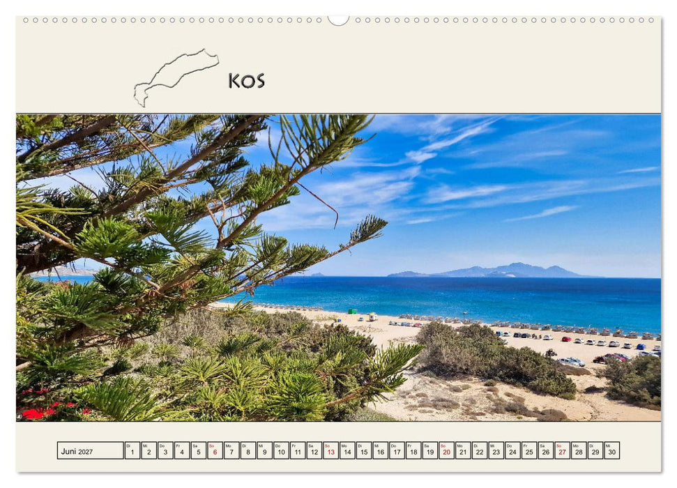 Reise durch die Griechische Inselwelt (CALVENDO Wandkalender 2027)