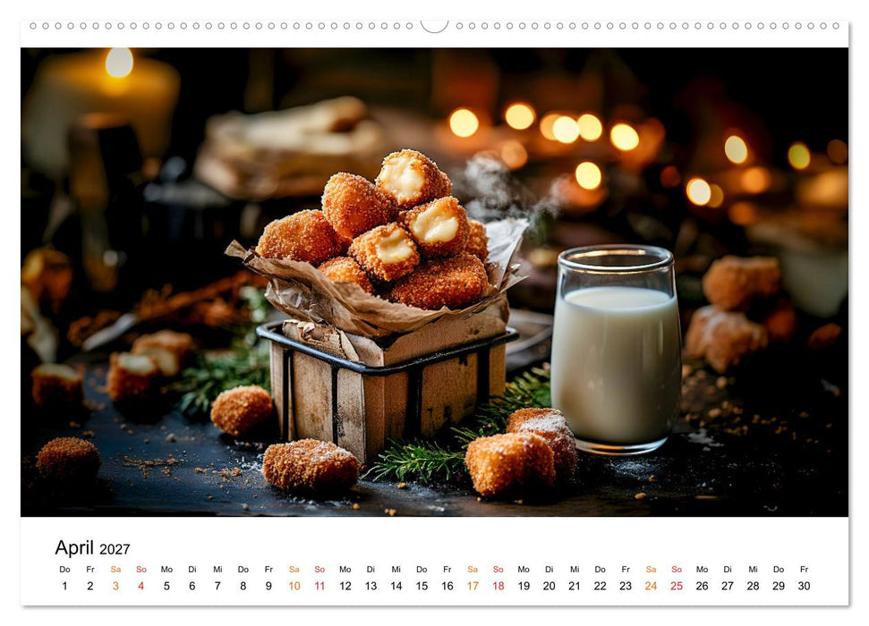 Fastfood - schnell, sündig, lecker (CALVENDO Premium Wandkalender 2027)