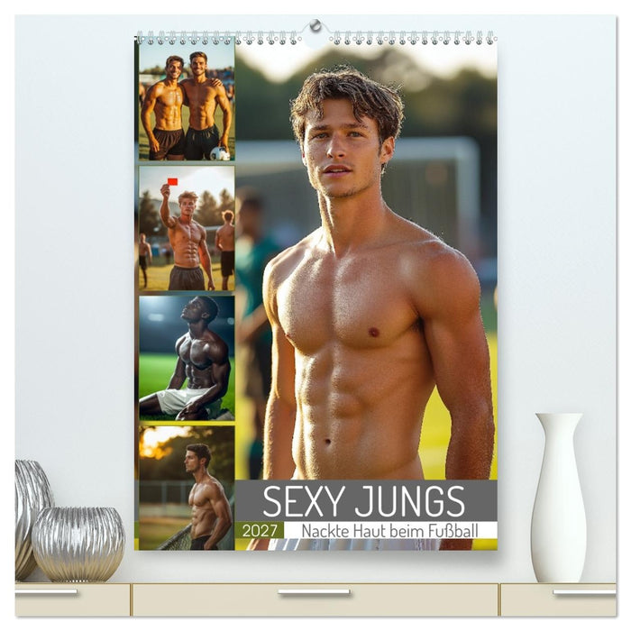 SEXY JUNGS - Nackte Haut beim Fußball (CALVENDO Premium Wandkalender 2027)