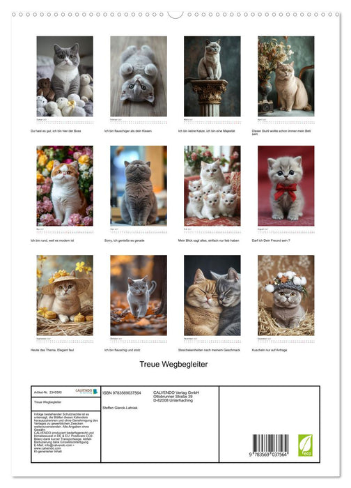 Treue Wegbegleiter (CALVENDO Premium Wandkalender 2027)